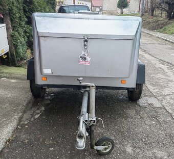 Prívesný vozík na prepravu psov – dvojbox - 5