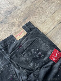 Par krat vzate panske tmavosede rifle zn Dsquared, vel. L - 5