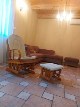 Rohová rozkladacia sedačka a kreslo za odvoz - 5