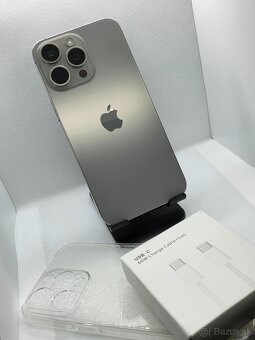 Apple iPhone 15 PRO MAX 256GB Natural Titanium - Záruka - 5