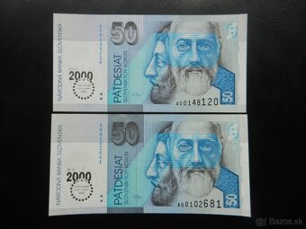 Slovenské bankovky pred eurom bimileniové - 5