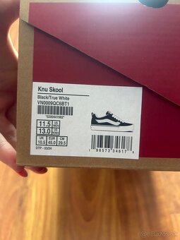 Vans knuschool veľkosť 45 - 5