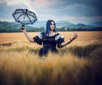 Šaty (svadobné, plesové, gothic, Metal, Punk) - 5