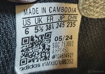 Kopačky halovky Adidas veľ 38 2/3 - 5
