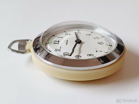 Pekne zachovale nemecke vreckove hodiny Ruhla s etiketou - 5