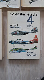 Predam celu seriu knih Vojenske letadla 1(1977) az 5(1985), - 5