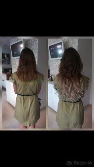 Zive vlasy (130ks, 40cm, ombre) - 5