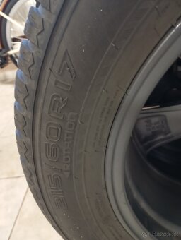 Zimné pneu 215/60/17 + originál Toyota disky - 5