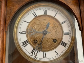 Starožitné nástenné hodiny - Gustav Becker - 5