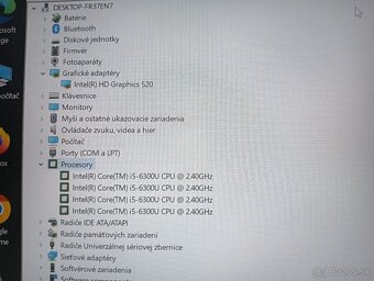 predám Lenovo Thinkpad T460 , Intel i5 , 8gb ram , Win 10 - 5