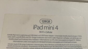 Predám IPad 4 mini 128GB Wifi + SIM karta - 5
