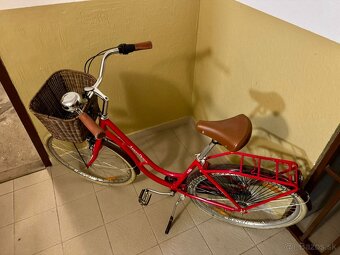Štýlový dámsky mestský bicykel Kellys Arwen Dutch 28 – červe - 5