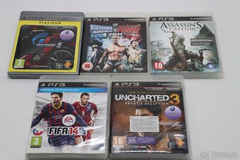PS3 Slim 160GB + 5 hier + ovládač - 5