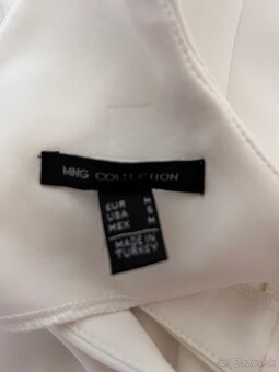 Biele šaty Mango - 5