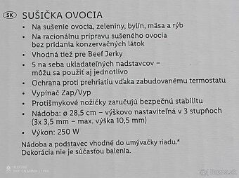 SILVERCREST® KITCHEN TOOLS Sušička ovocia - 5