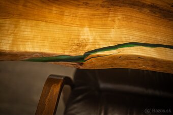 epoxidový jedálenský stôl masívny stôl - 5