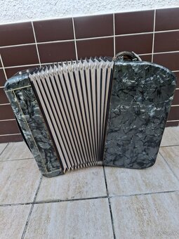 Chromatický gombikový akordeón, harmonika Barcarole, predám - 5