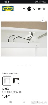 Ikea stôl Micke - 5