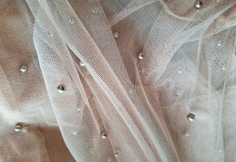 Béžová romantická midi sukňa🎀 - 5