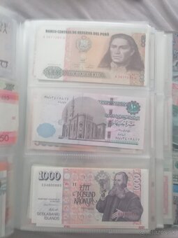 Veľká zbierka bankoviek zo sveta ako celok (hodnota 3.800€+) - 5