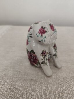 Royal dux mačka Rada brusel porcelánová soška - 5