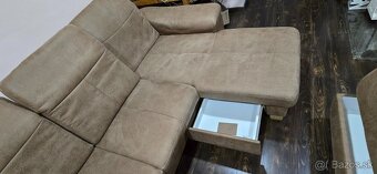 Sedacia súprava U + taburet - 5