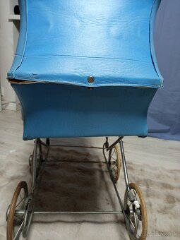 Detský retro kočík kočiar pre bábiky - 5