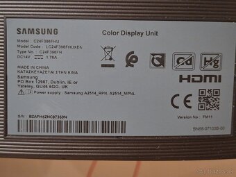 Samsung C24F396FH 24" Full HD monitor - zakrivený - 5