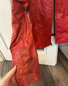Červená vintage bunda - 5