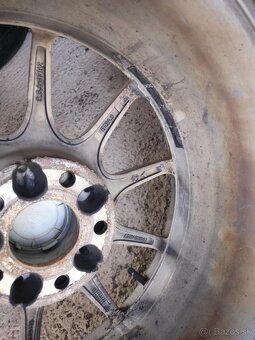 4ks alu disky orig. Mercedes 5x112 R17 pneu 245/45 R17 7mm - 5