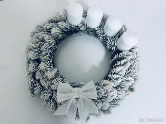 Vianočná ikebana + venček na dvere + adventný venček - 5