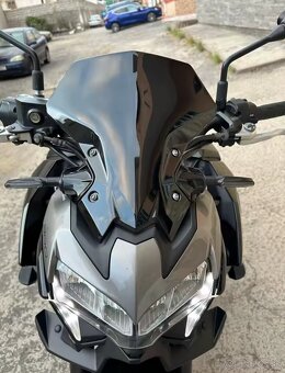 Vyžšie plexi na Kawasaki Z900 - 5