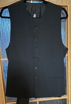 Pánsky oblek - oblek, 2x nohavice, 1x vestička - 5