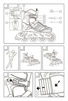 Kolieskové korčule 37-41 - 5