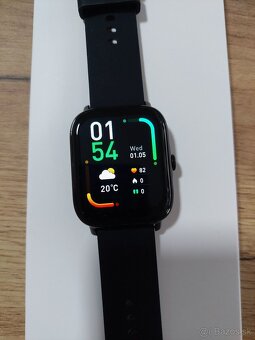 Chytré hodinky P72 – 1,85" - volanie, IP68, čierné - 5