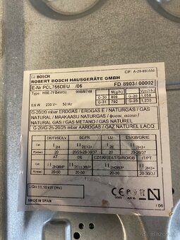 Plynová varná doska - 5