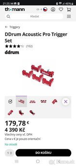 Snimace trigger set D-DRUM - 5