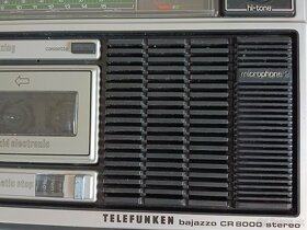 Telefunken CR8000 bajazzo retro kazeťák boombox radiomagneto - 5