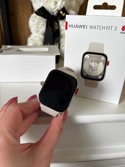 Huawei watch fit 3 moonwhite nové - 5