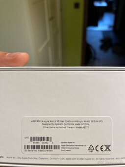 Apple Watch SE (2. generácia) 40mm Midnight - 5