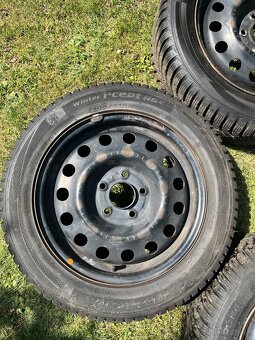 Plechové disky + zimné pneu 205/55 R16 91H M+S - 5