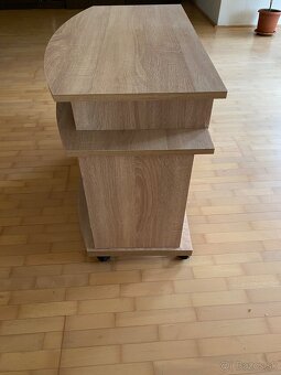 Predám TV stolík dub sonoma ako nový - 5