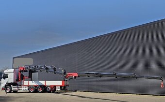 Mercedes-Benz Arocs 2553-8x4–Valník+HR-HMF 50 t/m+JIB-EURO 6 - 5