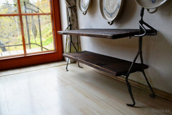 Botník - konzolový stolek - "Dva nosiči" - 5