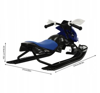 Snežný skúter detský - sánky - sane - 5