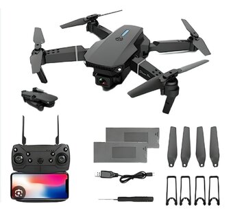 NOVÝ DRON E88 PRO HD DIAĽKOVÉ OVLÁDANIE PILOT REŽIM 2.4 Ghz - 5