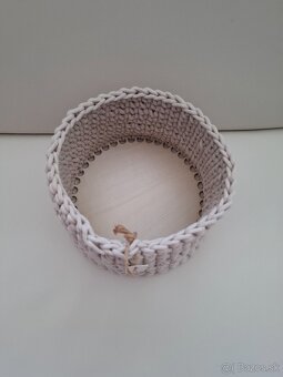 Hackovany kosik handmade - 5