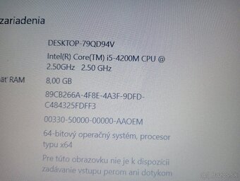 Hp probook 650 g1 , Intel i5 , 256gb ssd , 8gb ram , RS-232 - 5