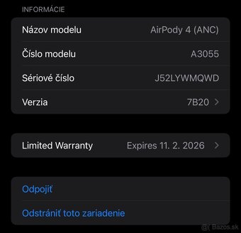 Originál Apple Airpods 4 ANC - nepoužívane, záruka - 5