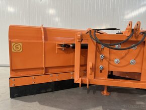 Snežný pluh 3m a 2,6m, radlica na sneh, šípka - 5